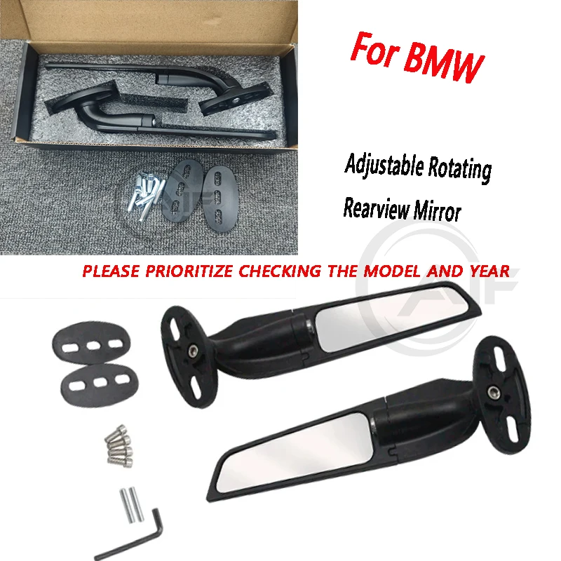 

Motorcycle Mirror Modified Wind Wing Adjustable Rotating Rearview Mirror For BMW S1000RR S 1000RR S1000 RR
