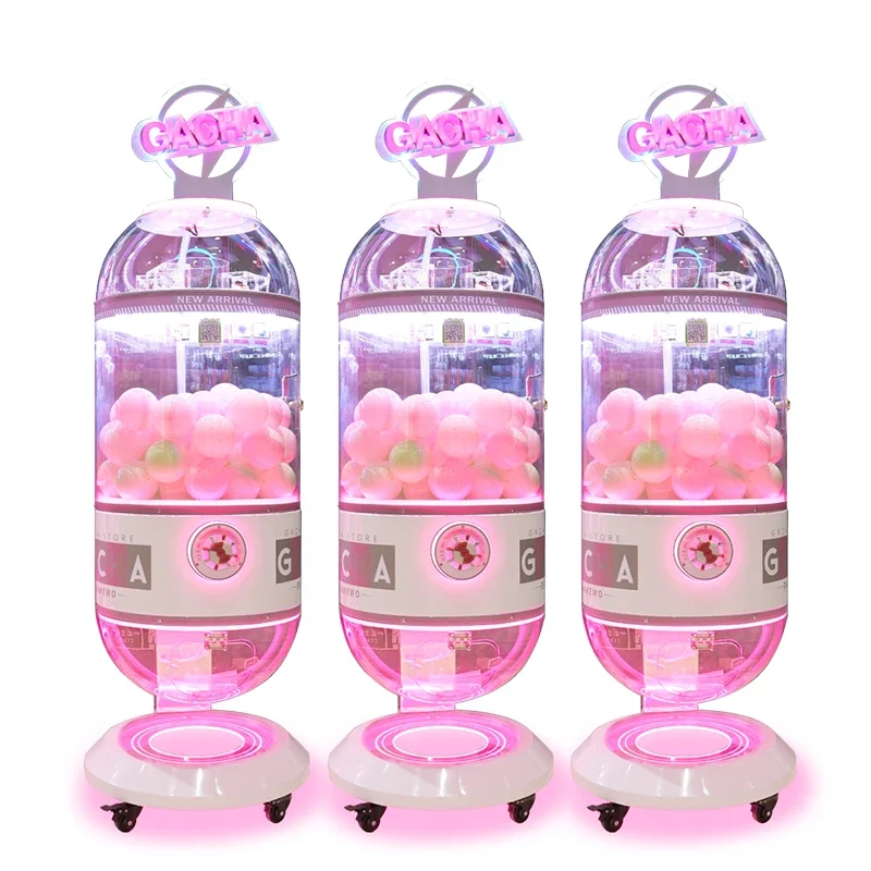 Tennis Candy Gumball Bouncy Rubber Golf Ball prize suspension Warehouse Toy Vending Machine