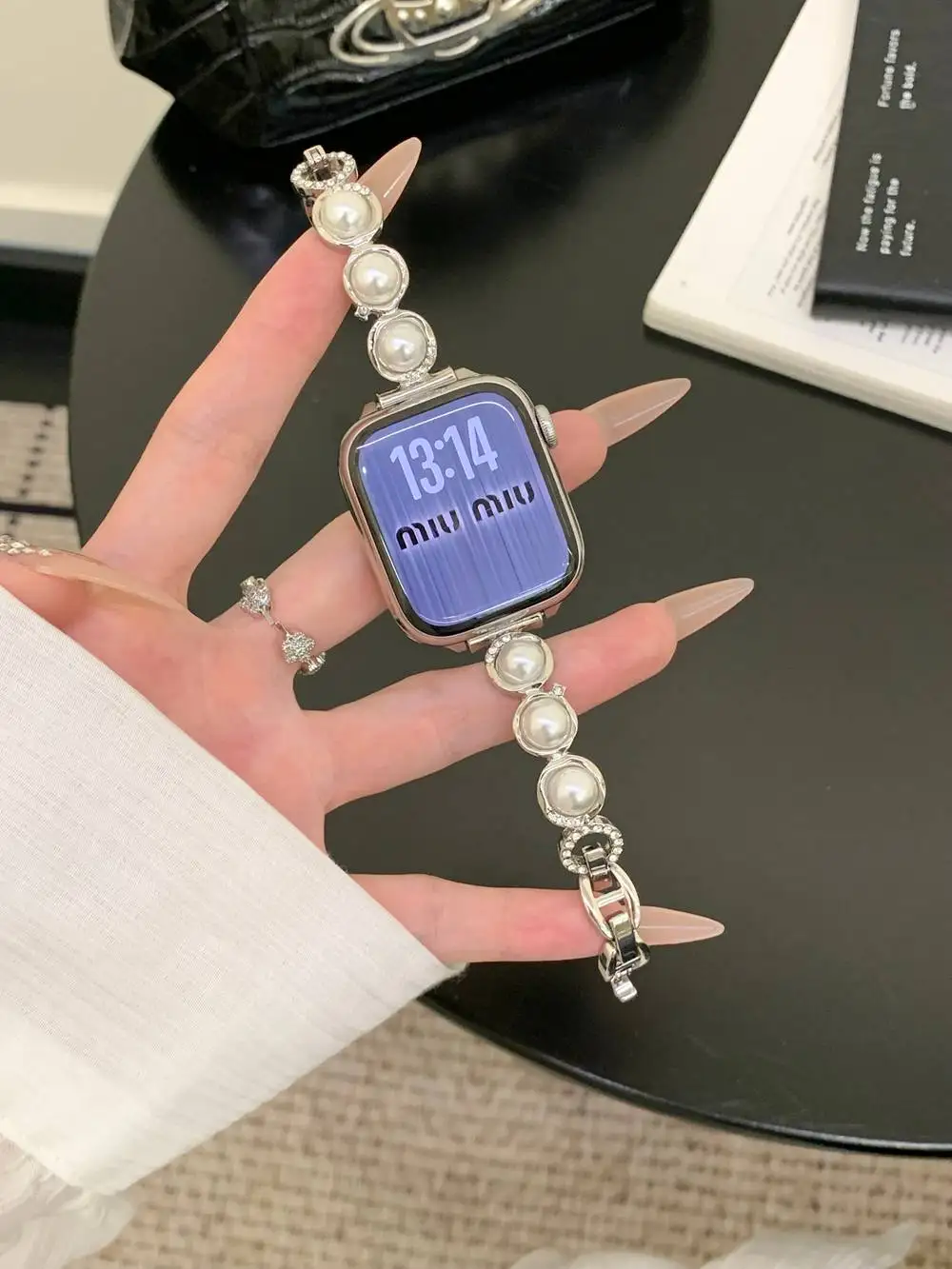 Высококачественный браслет для Apple Watch, женский ремешок серии 8/7/6/10/9, 40 мм, 41 мм, 38 мм, 42 мм, 44 мм, 45 мм, 46 мм