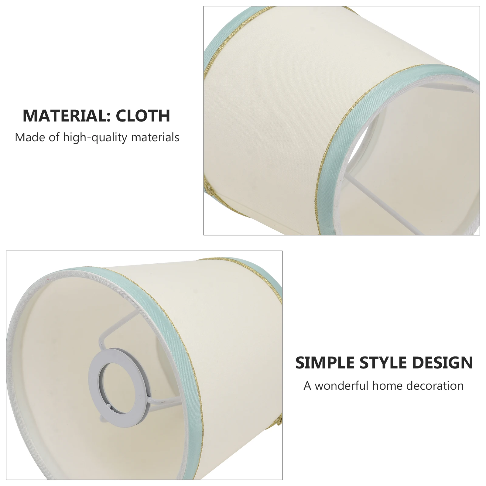 

PVC Fabric Accessory PX136 Cloth Lamp Shade Light Blue Wall Floor Ceiling Lamp Accessory Dust Protection Warm Decor
