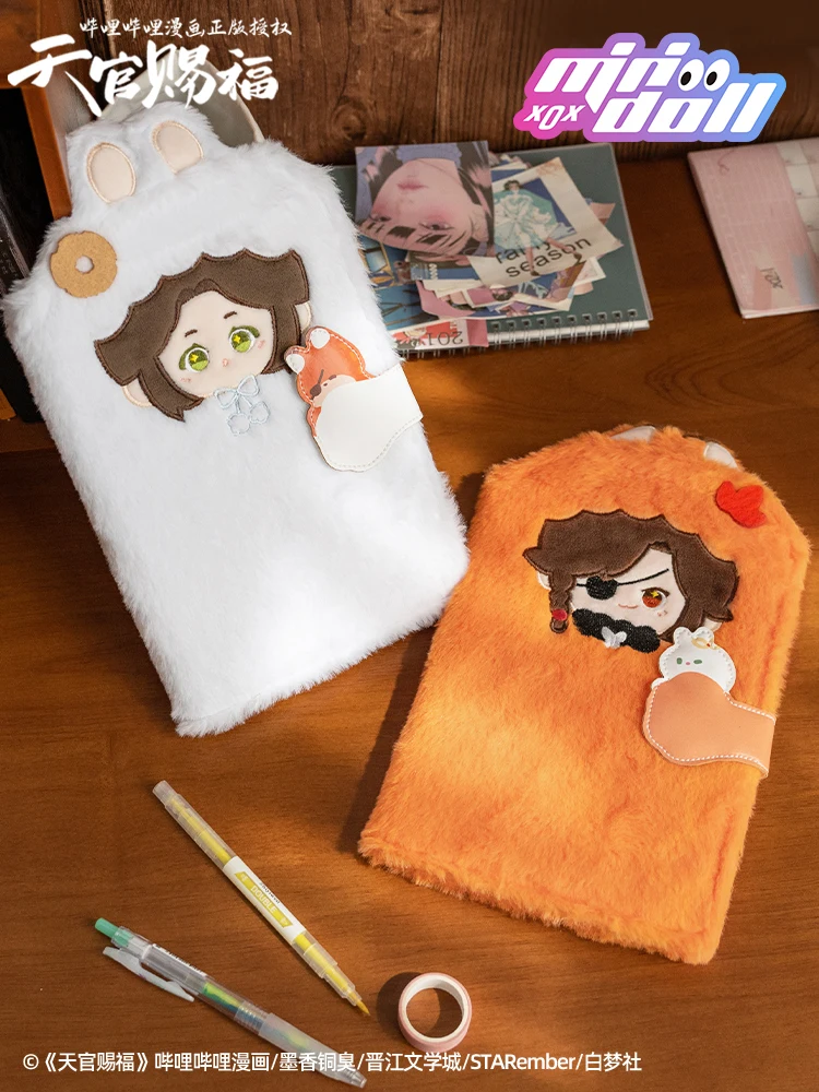 

Официальное оригинальное аниме Heaven Official's Blessing Ambitus Xie Lian Хуа Ченг коллеги плюшевая обложка для ноутбука тели книжка
