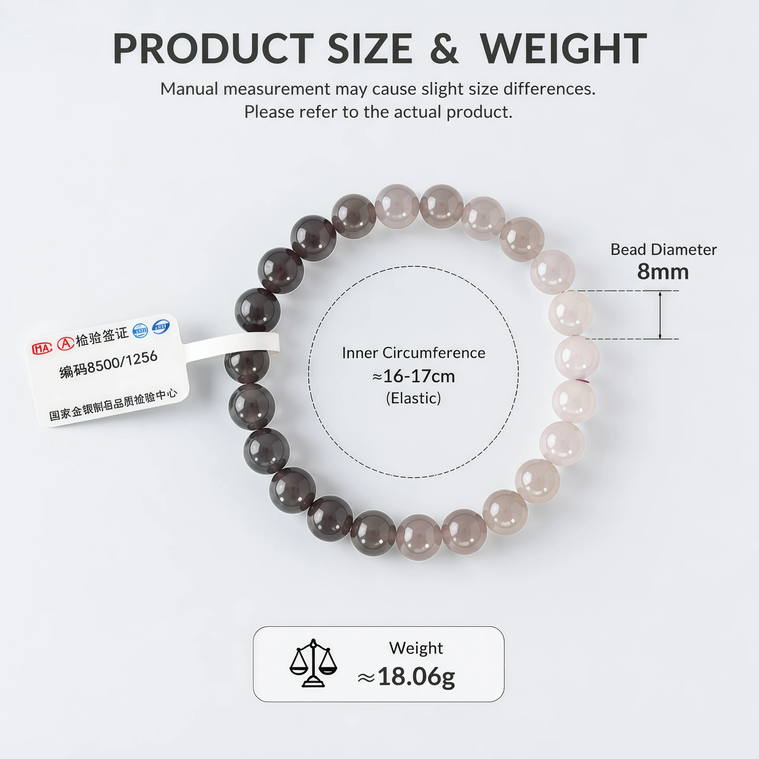 Natural exquisite purple tobacco and jade bracelet. Exquisite jewelry. Ideal for gift-giving during festivals. Hand chain.