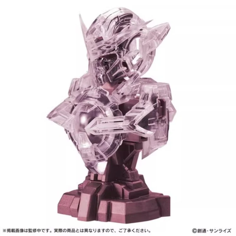 Bandai 3PCS Gashapon Mechanical Bust 5 Gundam Exia GN-001 Anime Zabawki dla dzieci Figurka akcji Prezenty Kolekcjonerskie ozdoby modelarskie