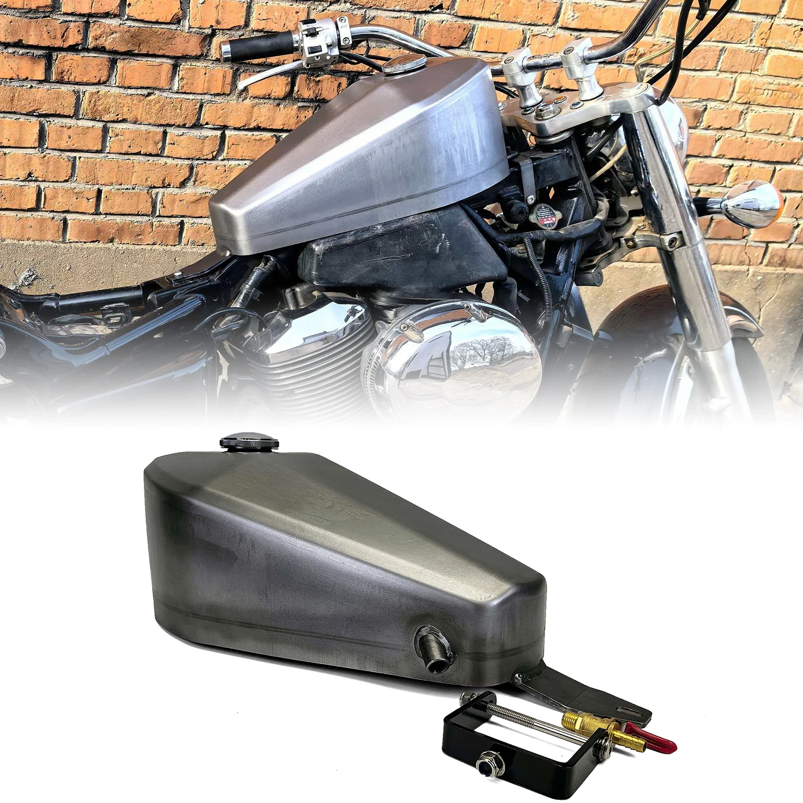 10L Motorcycle Petrol Gas Fuel Tank For HONDA VT750 SHADOW 750 SHADOW750 1997-2003