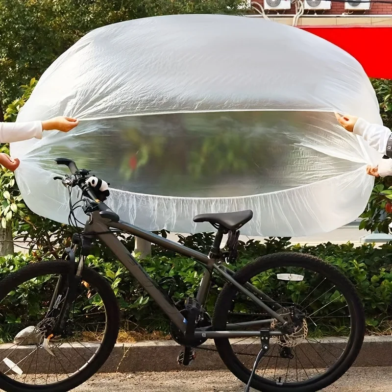 AliExpress UK 1pc HotStyleUniversal Bicycle Cover DurableTransparent Mountain Road Electric BicycleDustproof Waterproof SunRainProtectiveCover