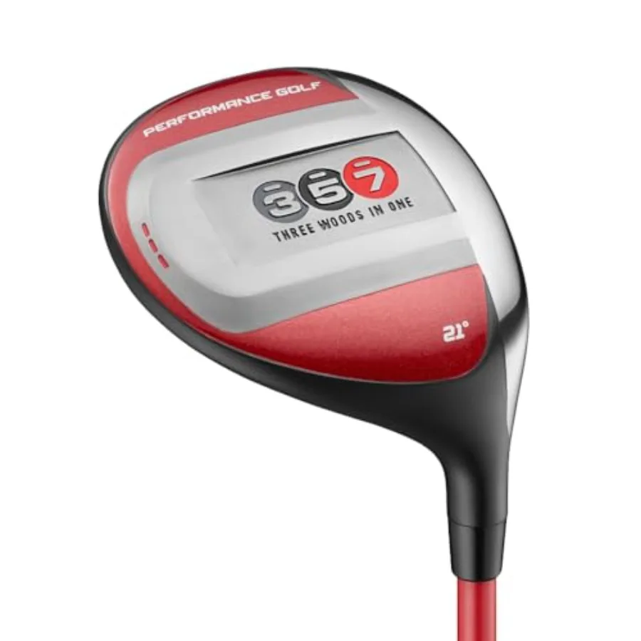 

357 Fairway Hybrid for golf use, graphite shaft, black color, offers 3-wood distance with 7-wood ease and clean contact from an