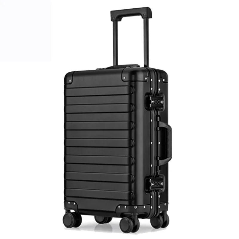 

Anti-Theft Large-Capacity Durable TSA Lock Full Aluminum Trolley Case Suitcase Travel Luggage Set for Outdoors