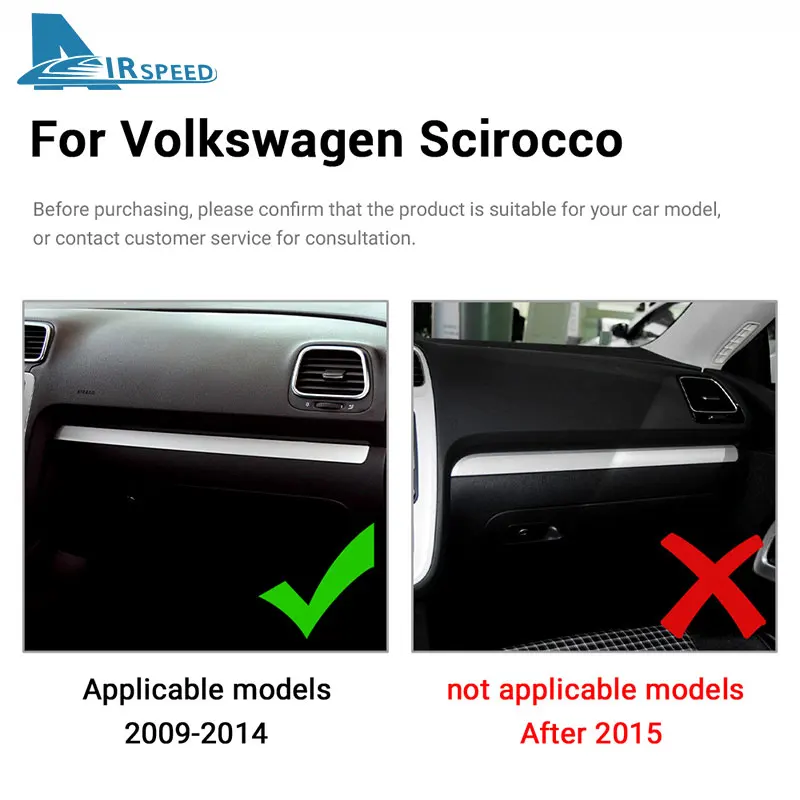 Real Soft Carbon Fiber for Volkswagen Scirocco 2009 2010 2011 2012 2013 2014 LHD RHD Car Center Co-pilot Glove Box Sticker
