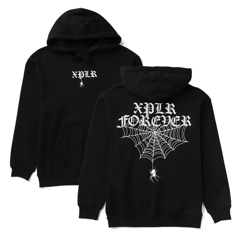 

Осень XPLR Hell Week Spider Merchandise Толстовки Мужчины Женщины Уличная одежда с капюшоном Пуловер с длинными рукавами Одежда Толстовка Толстовка Топ