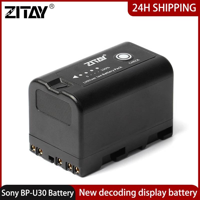 Batteria della fotocamera ZITAY SLR per Sony BP-U65 BP-U60 BP-U90 BP-U30 PMW-200 PMW-300 PMW-EX1 PMW-EX3 PMW-EX3 PMW-EX1R PMW-F3 PMW-F3L PX