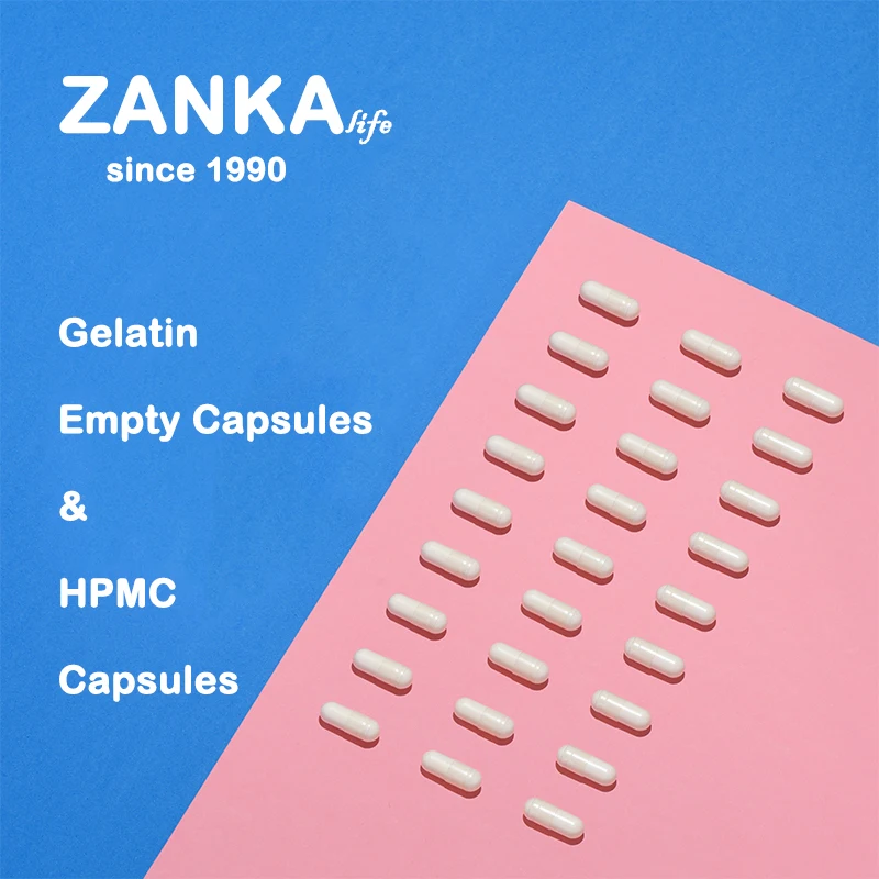 Wholesale Blue-White Empty Gelatin Capsules Szie 00 0 1 2 3 4 Joined Separated Gelatin Capsules