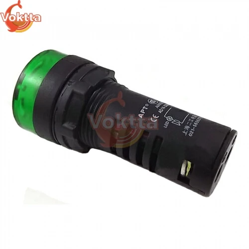 AD16-22SM Flash Đèn LED Báo Động Còi Đèn Báo Tín Hiệu Đèn Flash DC 12V 24V AC 110V 220V đèn LED Báo Chỉ Số Còi