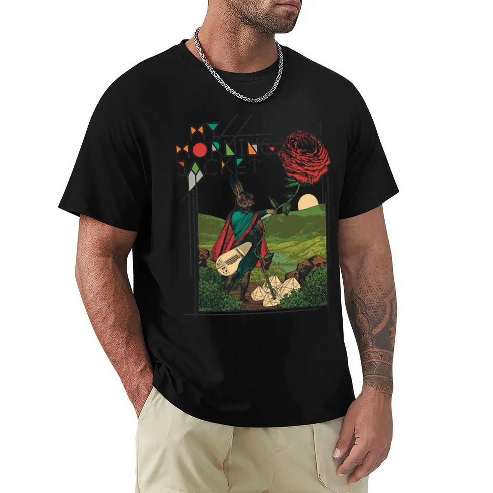

ret.13 mymorningjacket band T-Shirt T-shirts oversize football t shirt graphics mens t shirts top quality