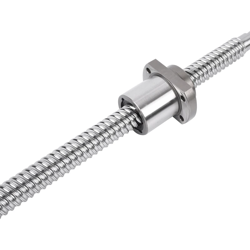 Ball Screw with SFE/SFY1616/2020/2525 Lead 16/20/25mm Ballnut of SFE Set 1616 End Machine +100mm-1150mm Long CNC Parts