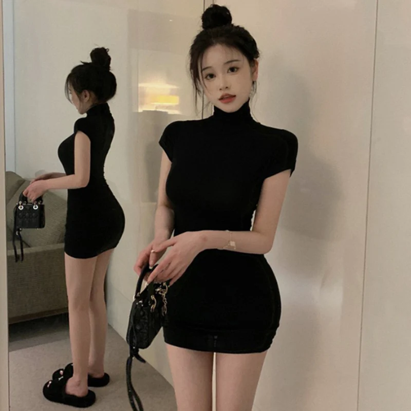 女性用ミドル丈ドレス,ハイカラープロム,多用途,タイト,カジュアル,快適,フェミニン,カラフル,夏,セクシー