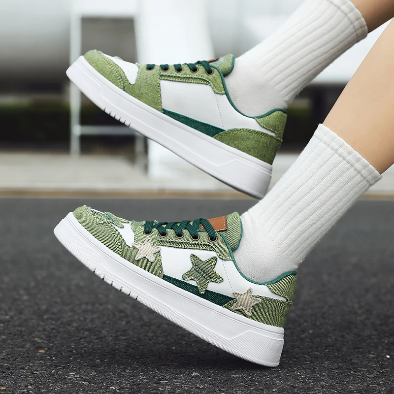 

Холщовая спортивная обувь унисекс в стиле ретро со звездами, повседневные низкие кроссовки для молодежи среднего возраста, студентов, пар, популярная универсальная обувь