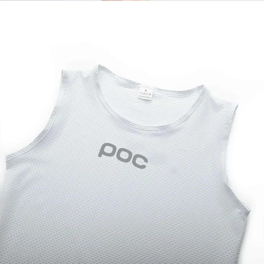 POC ärmellose reflektierende Fahrradweste Sommer Radtrikot Mountainbike Rennrad Weste Mesh Radfahren Basisschicht Radtrikot – Detail 4