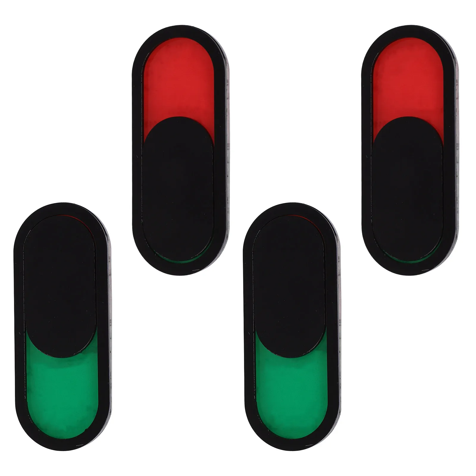 4Pcs Sliding Door Signs Organic Glass Meeting Room Privacy Indicators Office Toilet Vacant Occupied Status Signs