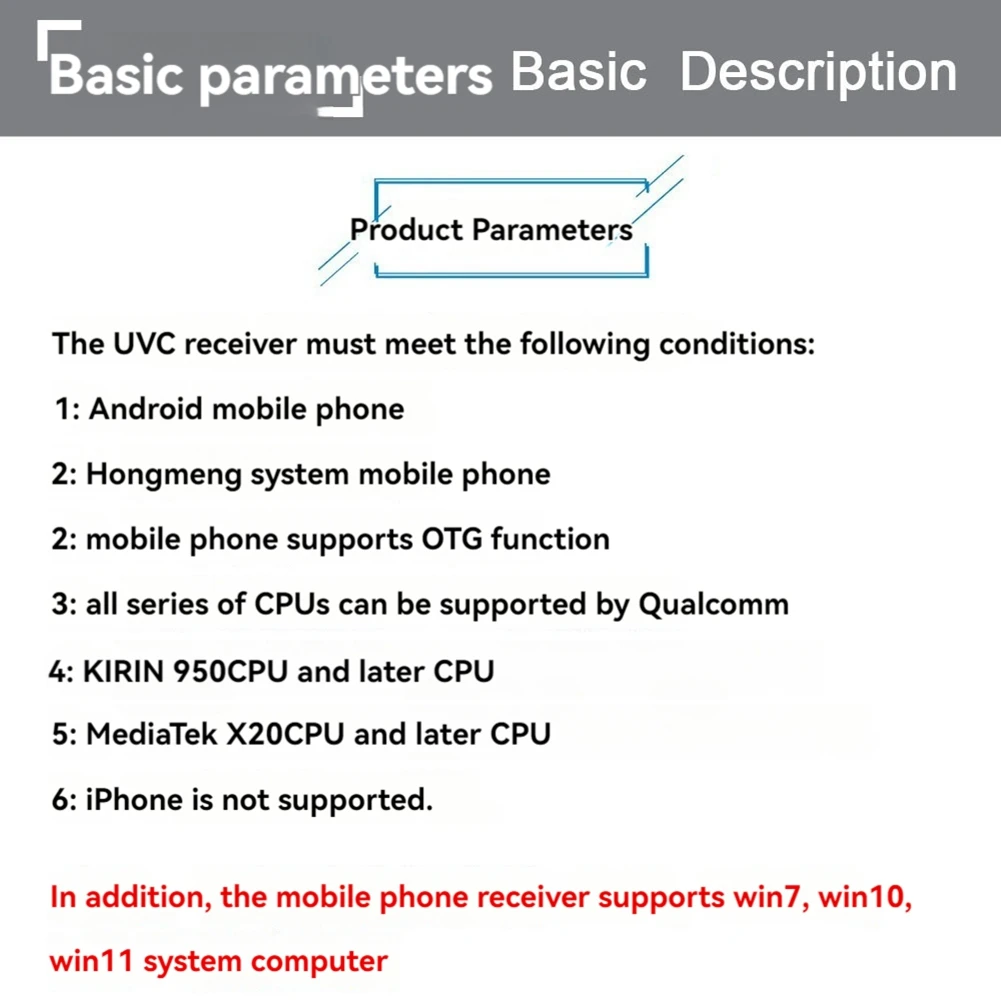 UVC OTG 5.8G 56CH Audio FPV Receiver 720P for Android Mobile Phone Computer Smartphone Transmitter RC Drone Accessories ST