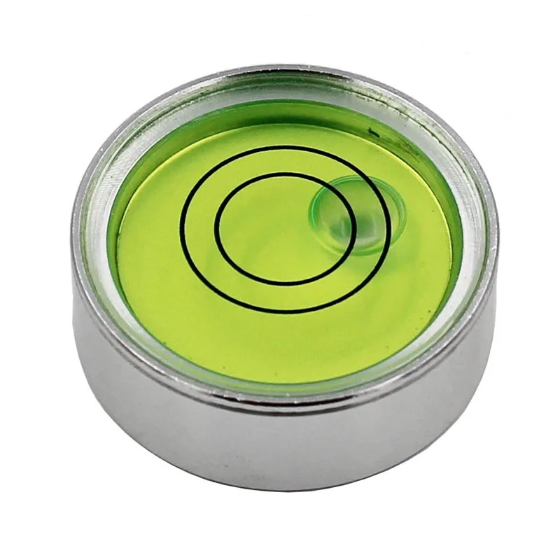 QASE Mini Spirit Level Bubble Round Bubble Level for Washing Machine Refrigerator Size 25*9mm 1PCS