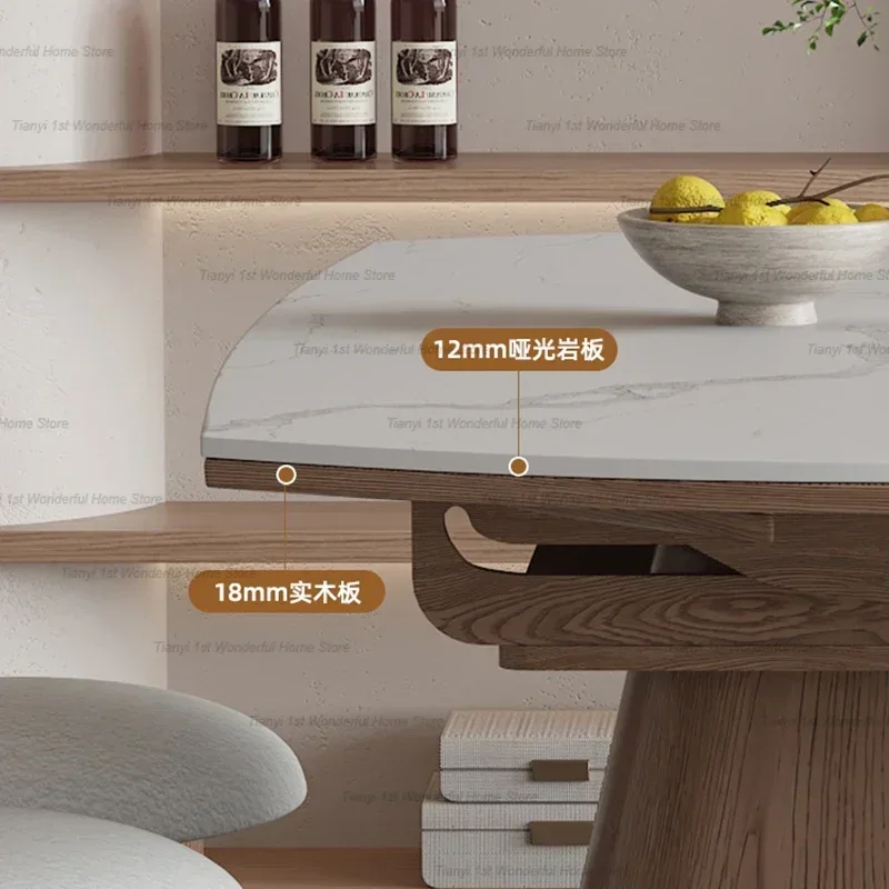 طاولات طعام حديثة قابلة للتمدد بتصميم بسيط على الطراز الياباني طاولات طعام للمطاعم أثاث أصلي Vajilla HBDT #5