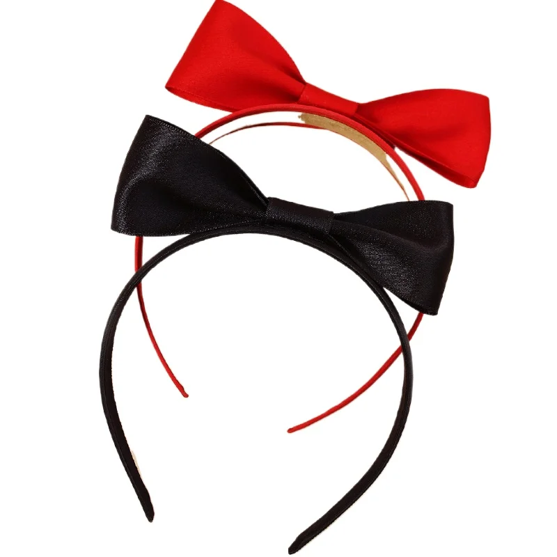 

Childre's Bow Headband Bowknot Hair Band Big Bow Grosgrain Ribbon Hair Hoop Headband Decorative Headwear for Girls Toddlers Kids