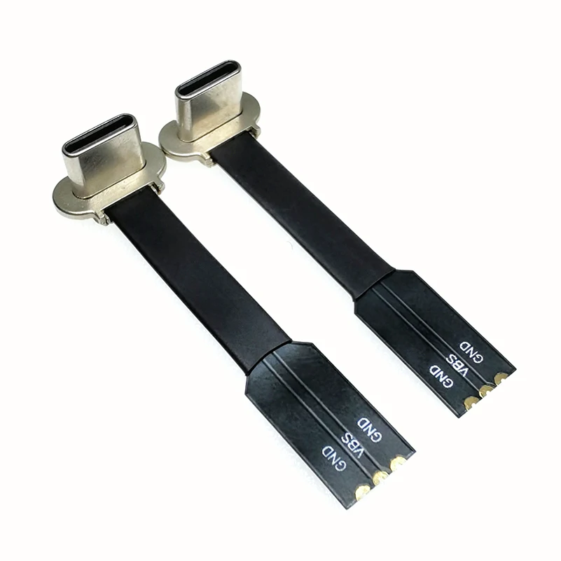 1/2/5/10pcs 3Pin Für Samsung S8/S9 Schnelle Ladung Männlichen Stecker Typ C USB Flache Weiche Flex Kabel Metall Dock 3 P 3 Pin – Detail 5