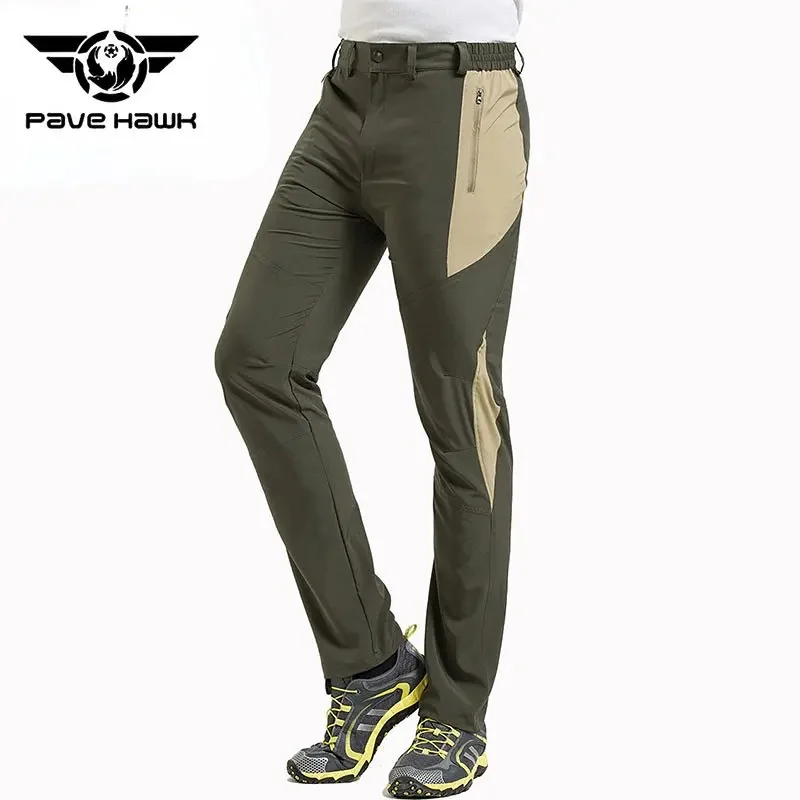 Outdoor Hiking Pants Men Women Stretch Breathable Waterproof Quick drying Camping Trekking Fishing Climbing Sports