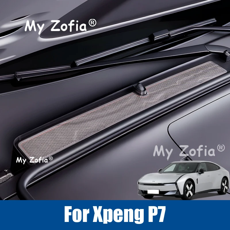 

For XPeng P7 2025 2026 Car Water Channel Protective Cover Air Conditioning Inlet Filter Element Insect Screen Accessories
