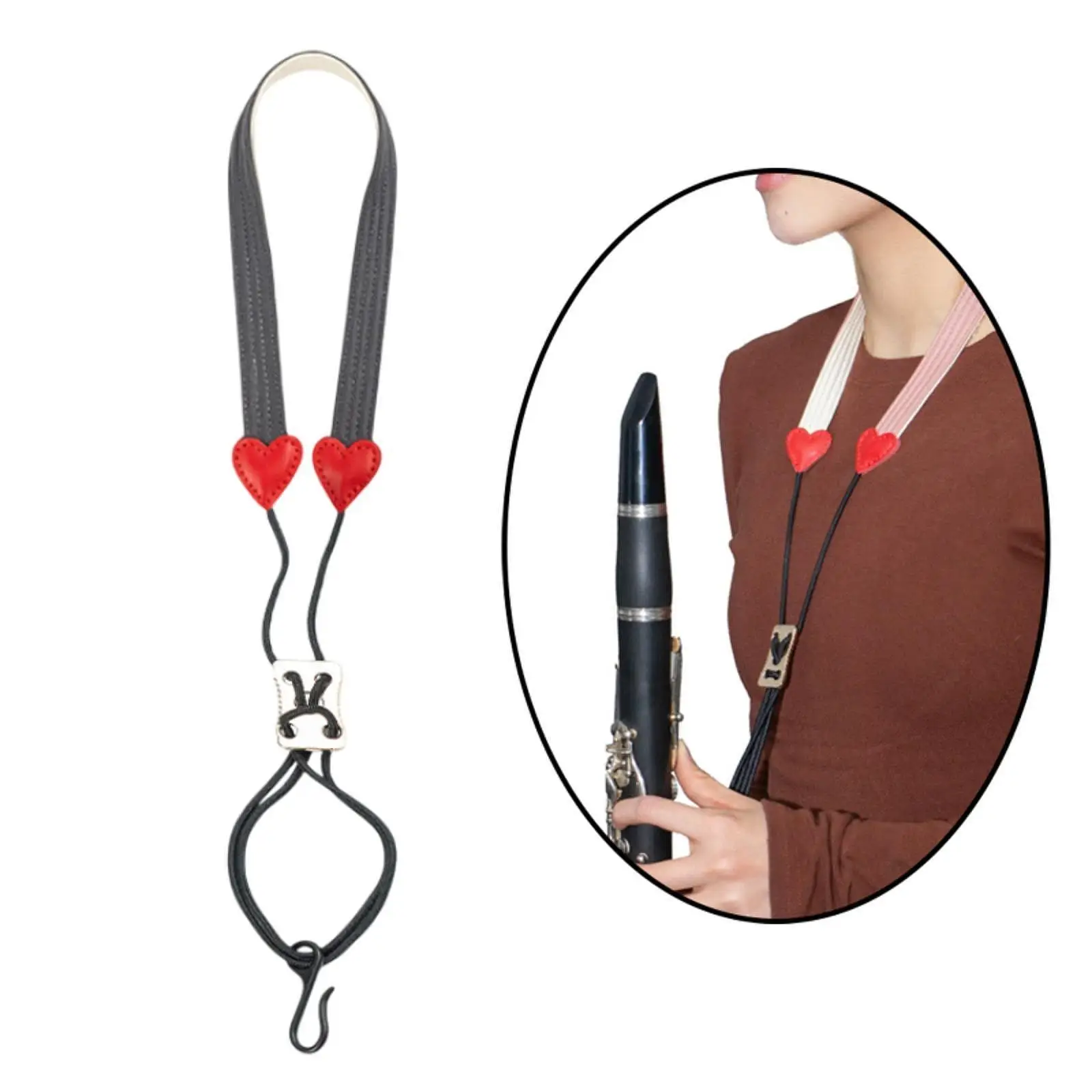 Clarinet Harness for Wind Instruments Adjustable for Kids And Adults