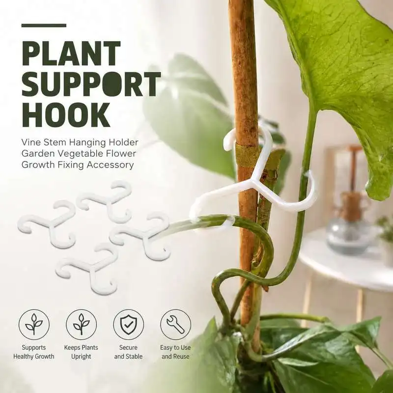 Vine Stem Support Hook Garden Plant Hanging Fastener Flower Vegetable Growth Training Hook