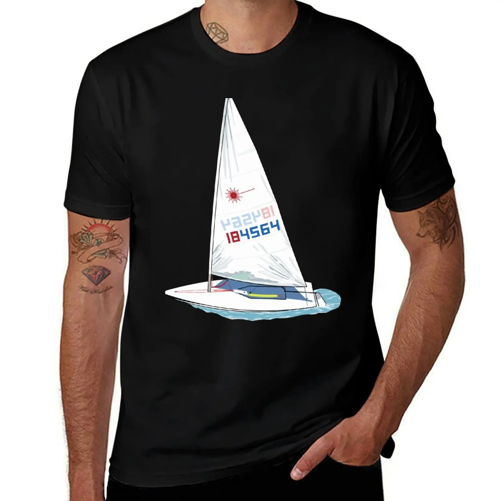 Laser Sailing T-Shirt Sun Protective Outdoor Tee Top T-Shirt