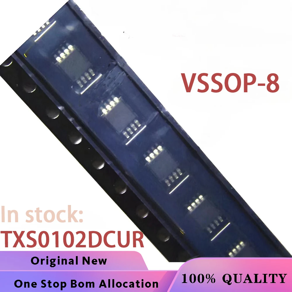 (5-10PCS)100% New TXS0102DCUR TXS0102DCU TXS0102 VSSOP8