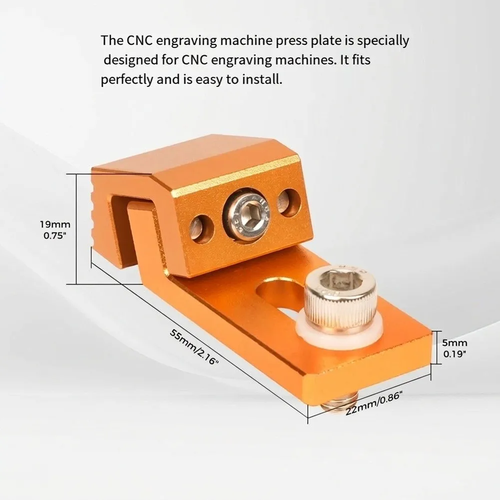 Precision Side Pressure Plate For CNC3018 T-Track System Durable= Aluminum Hold Down Clamps For Laser= Cutting And Milling Tools