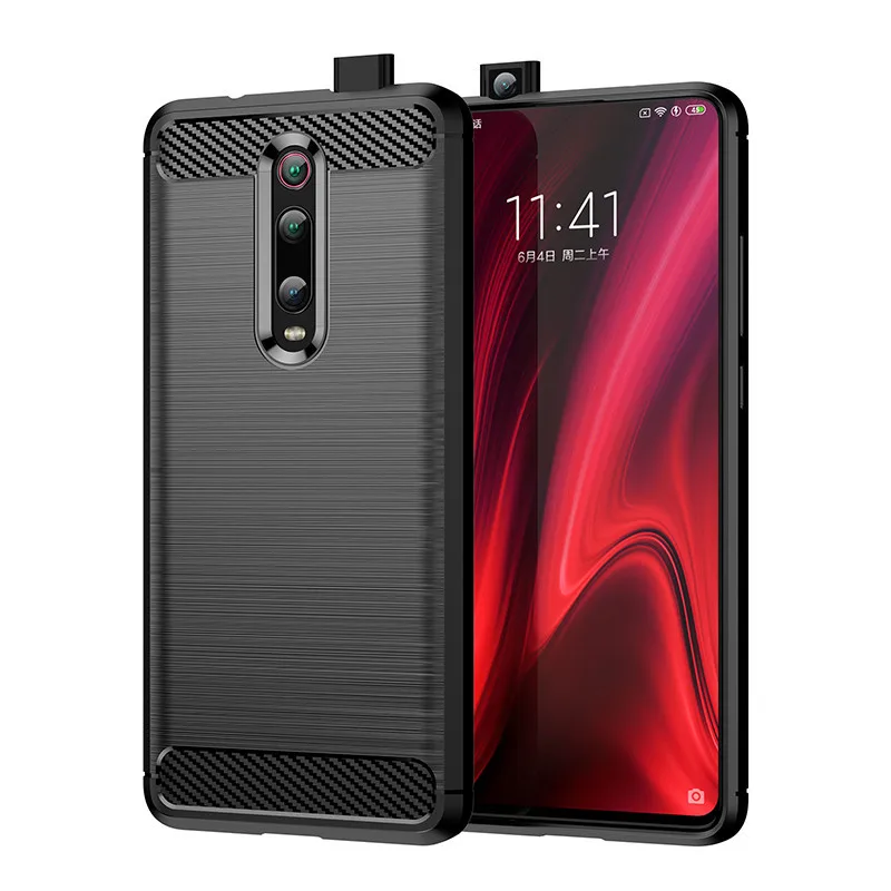 Für Xiaomi Mi 9T Pro Fall Für Xiaomi Mi 9T Abdeckung 6,39 zoll Carbon Faser Stoßfest Silikon Stoßstange für Xiaomi Mi 9T Pro 4G – Detail 10