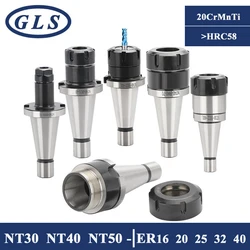 NT30 NT40 NT50 ER ISO Tool Holder ER11 ER16 ER20 ER25 ER32 ER40 Tool Holder For Cnc Milling Machine Tool Spindle Toolholder