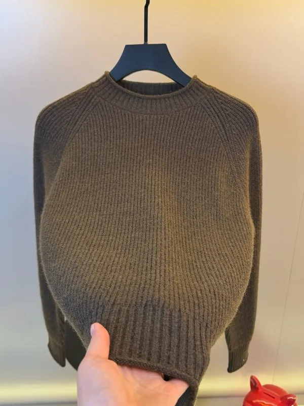 

Men's Faionable round Ne Knitwear Thi Yarn Cuffed Sve Basic Crew Ne Sweater Casual Sle Long Sve Top