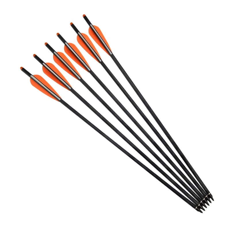 

180pcs Canada wholesale 18 20 22 inch Carbon Crossbow Bolts Bio Archery with 4 Inch Vanes (15 dozen))