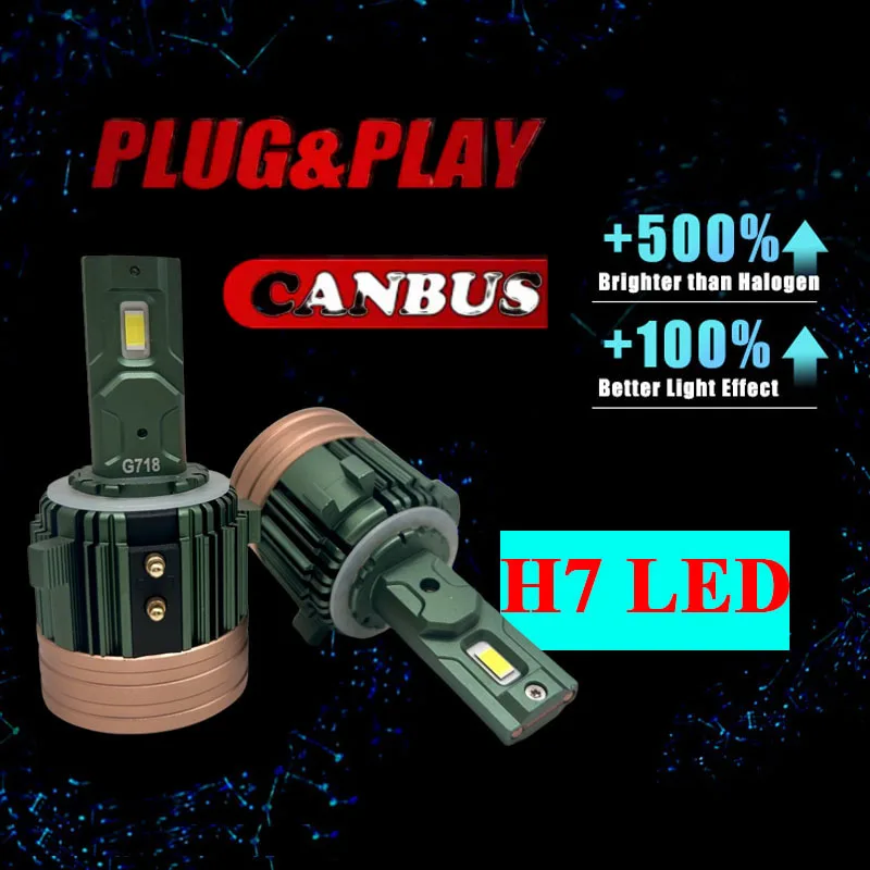 

1 Set SUKIOTO Canbus H7 LED Headlight Bulbs 90W For Golf 6 MK3 MK7 Low Beam 6000K Car Light For VW Passat Tiguan LED Headlamp