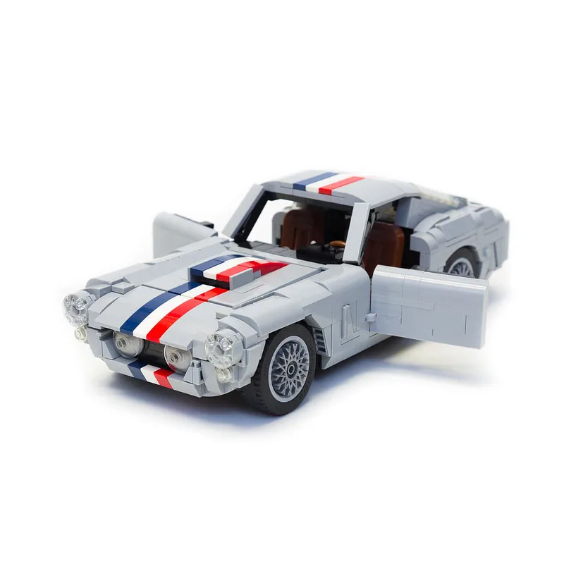 MOC-37457 Klassieke Supercar 250 Gt Assemblage Splitsing Bouwsteen Model 1053 Auto Onderdelen Bouwsteen Kids Verjaardag Speelgoed Cadeau