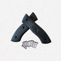 Black Colored Wooden Kitchen Knife handle Outdoor Knife Replacement Wood Handle Manual Knives Sub Accessory