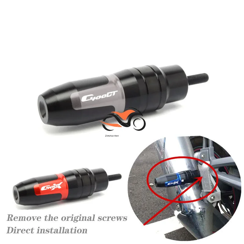 

Для BMW C400X C400GT C 400X C 400 GT CNC алюминиевая рама выхлопные слайдеры защита от ударов прокладки аварийный слайдер с логотипом