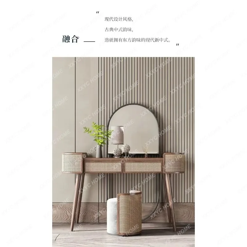 XX  Luxury  Vanity Tables Stool Organizer Woman Unique Led Bedroom Vanity Makeup Wood Storage  Bedroom