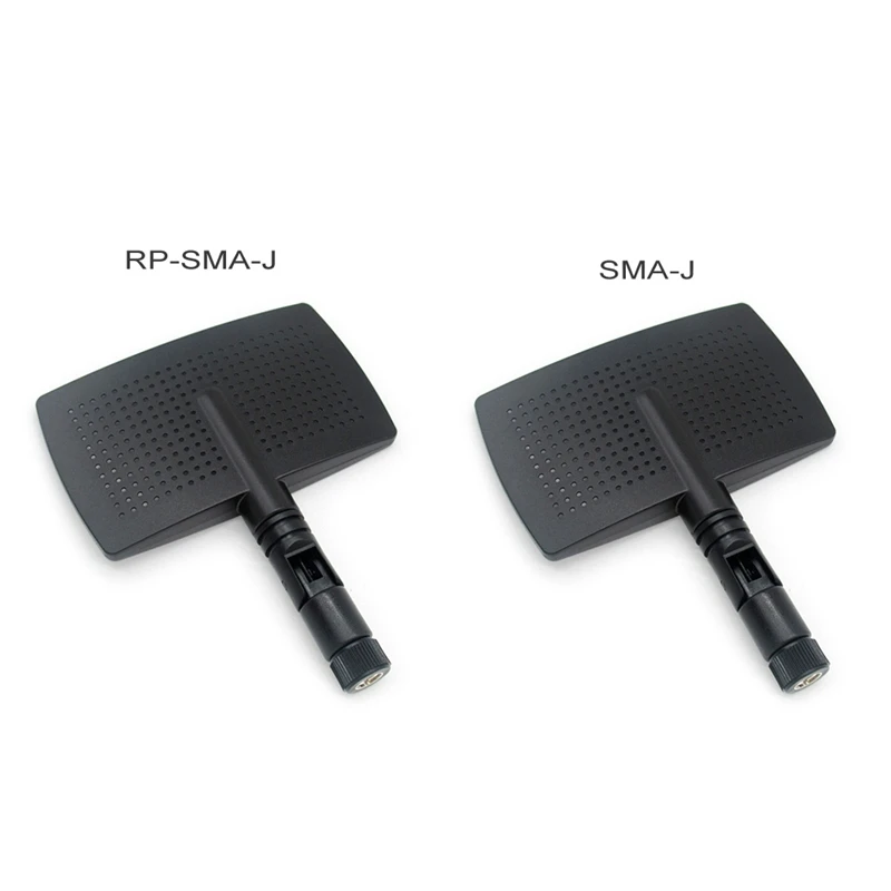 1 PCS 2.4G WIFI Antenna 8Dbi Directional Panel Aerial Radar Shape RP SMA Male Connector For Wireless Router Signal Booster (A)