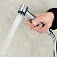 Toilet Spray Gun Bidet Hand-held Sprayer Head For Muslim Sanitary Shower Bathroom Fixture Flushing Cleaning Shower Head F7K6