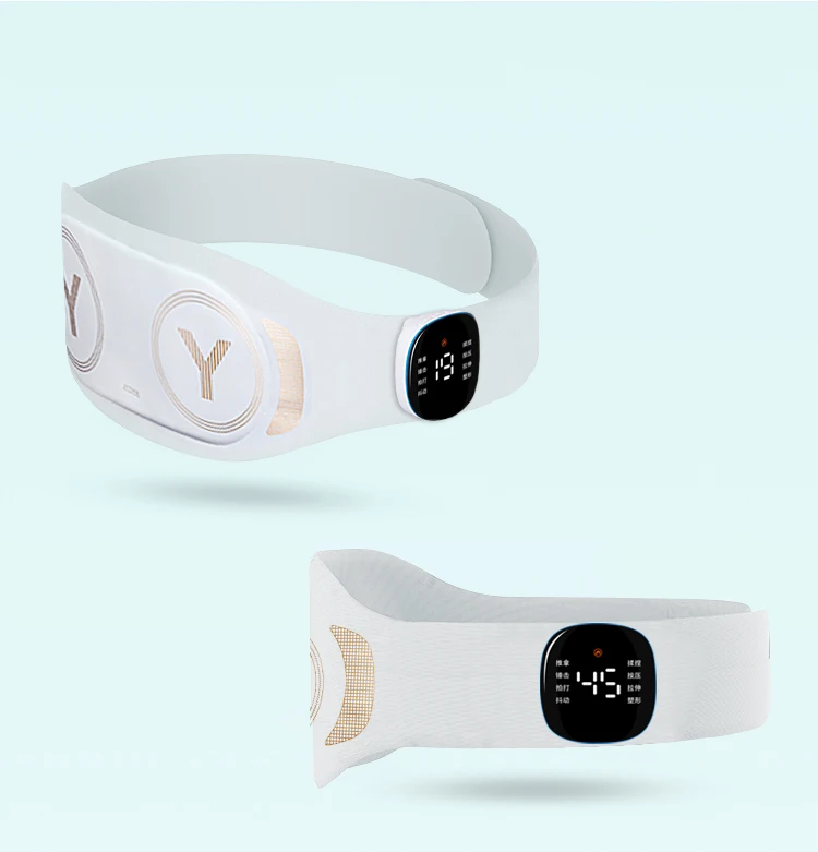 2026new Factory Cost EMS Waist and Abdominal Massage Band Waist Trainer Massage Belt X5 Wireless Charging Massage Belt view 4