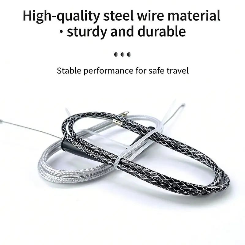 1Pcs Universal Motorcycle Accelerator Straight Connection Throttle Cable 1200mm For Motorcycle ATV CQR CRF-New