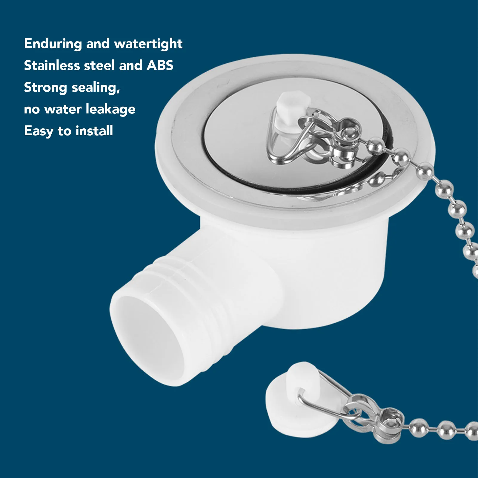 Connecteur de vidange d'évier RV, connecteur de bouchon de vidange à Angle droit, adaptateur de tuyau, gain de place, Anti-fissure, Installation Simple pour Yacht