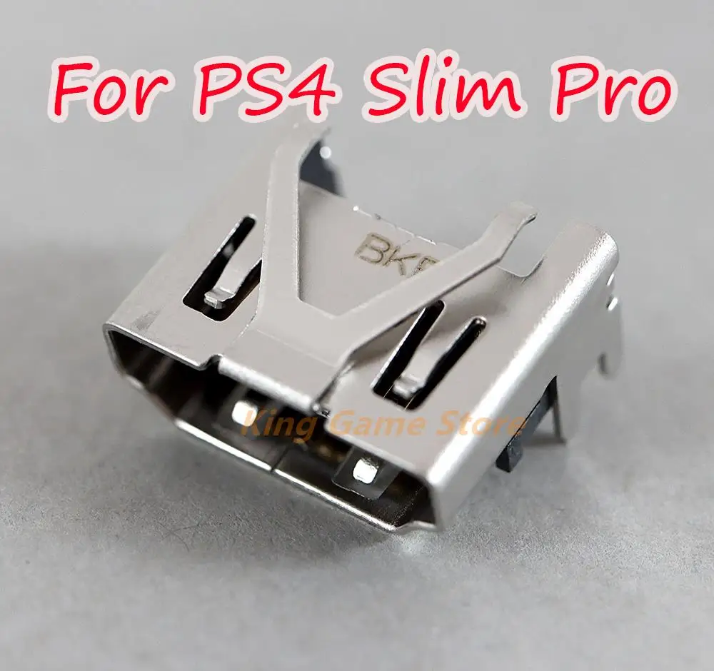2 قطعة مقبس HDMI جديد أصلي متوافق مع PS4 سليم برو موصل منفذ وصلة مرفاع لبلاي ستيشن 4 سليم برو