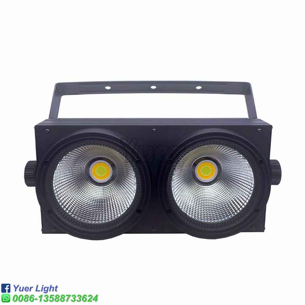 2 Eye Audience Light With Auxiliary Ligh DMX512 11/13CH Dyeing Strobe Effcct Light Show DJ Disco Stage Wedding Music Party Bar